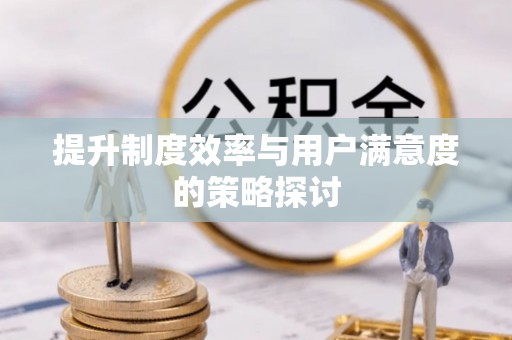 义乌提升制度效率与用户满意度的策略探讨